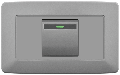 INTERRUPTOR SENCILLO GRIS